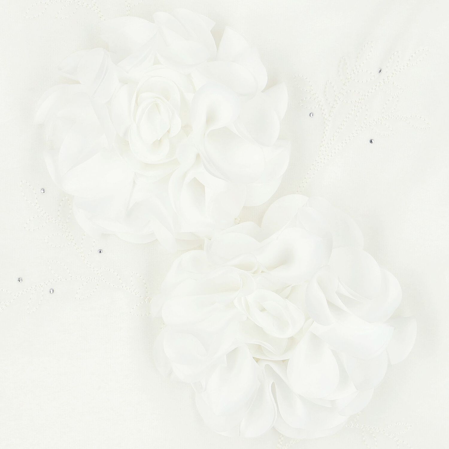 Girls Ivory Flower Baby Nest, 1, hi-res