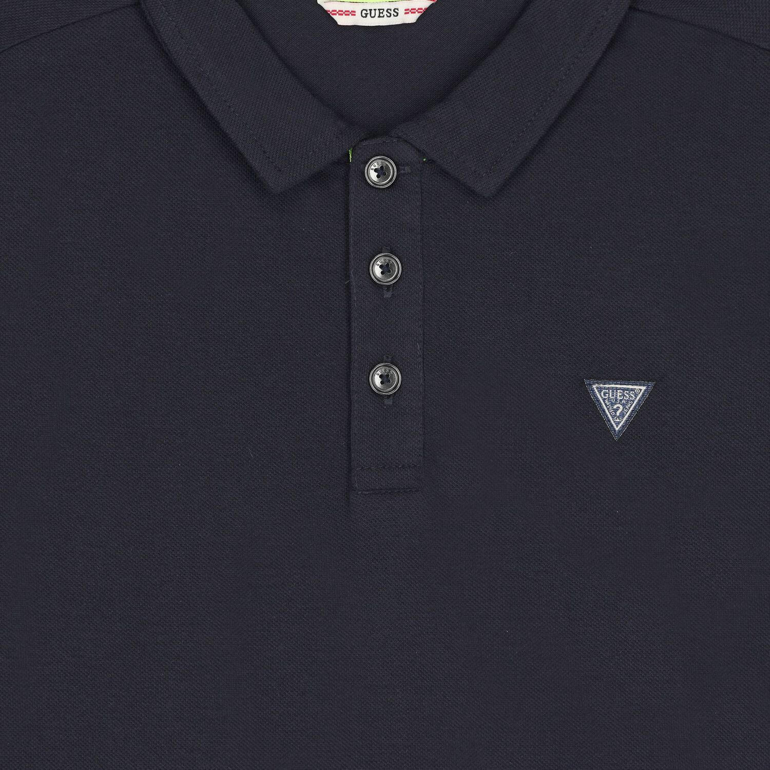 Boys Navy Blue Logo Polo Shirt, 1, hi-res image number null
