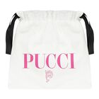 Girls Blue & Pink Vivara Knot Tie Headband, 1, hi-res