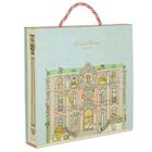 Baby Girls White & Pink Toile de Jouy Carr&eacute; Swaddle & Bib Gift Set, 1, hi-res