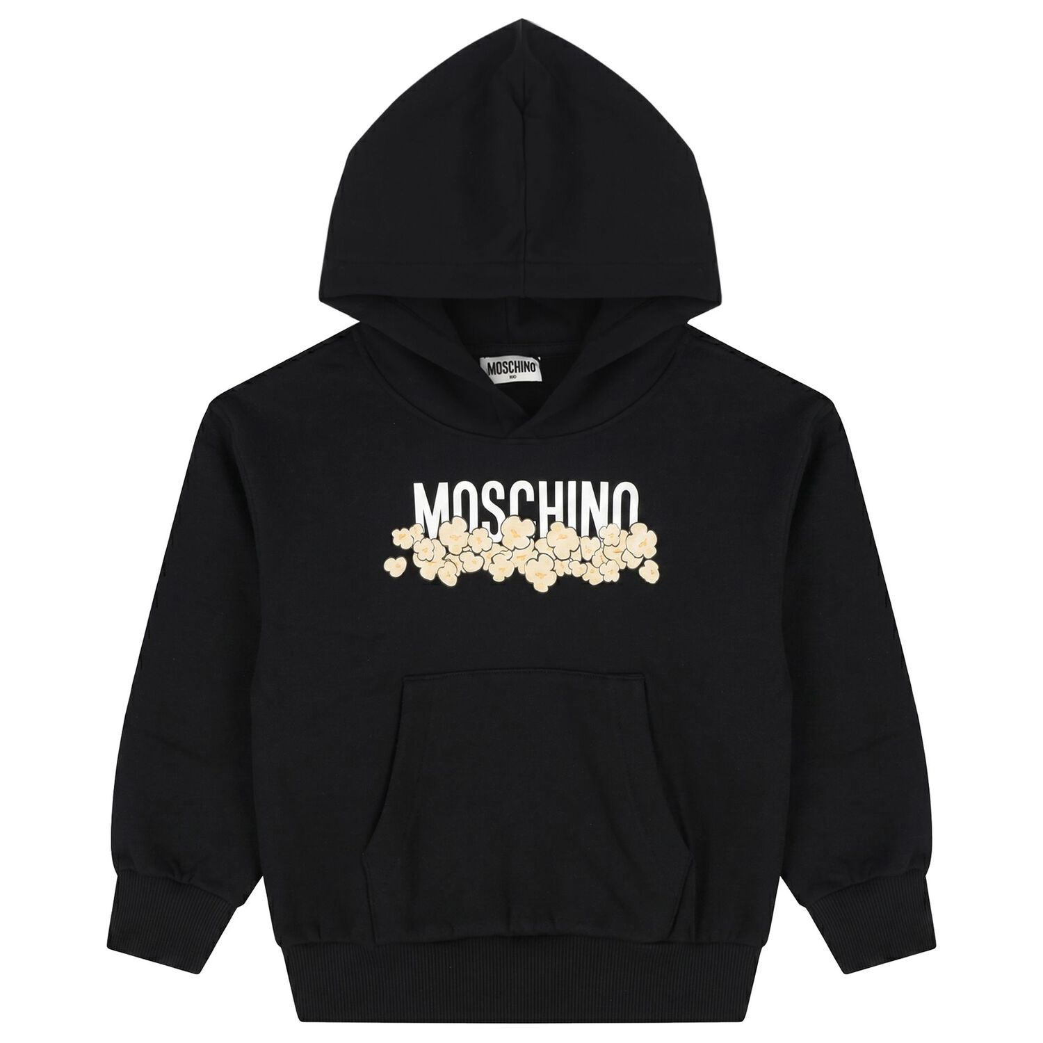 Black Popcorn Logo Hooded Top, 2, hi-res
