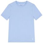 Boys Navy Blue & Blue Logo T-Shirts ( 3-Pack ), 1, hi-res