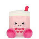 Baby Girls Pink & White Palm Pals Tangy Heart Boba Soft Toy ( 14CM ), 1, hi-res