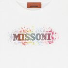 Girls White Logo T-Shirt, 1, hi-res