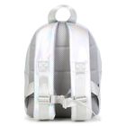 Girls Silver Iridescent Choupette Backpack ( 27cm ), 1, hi-res
