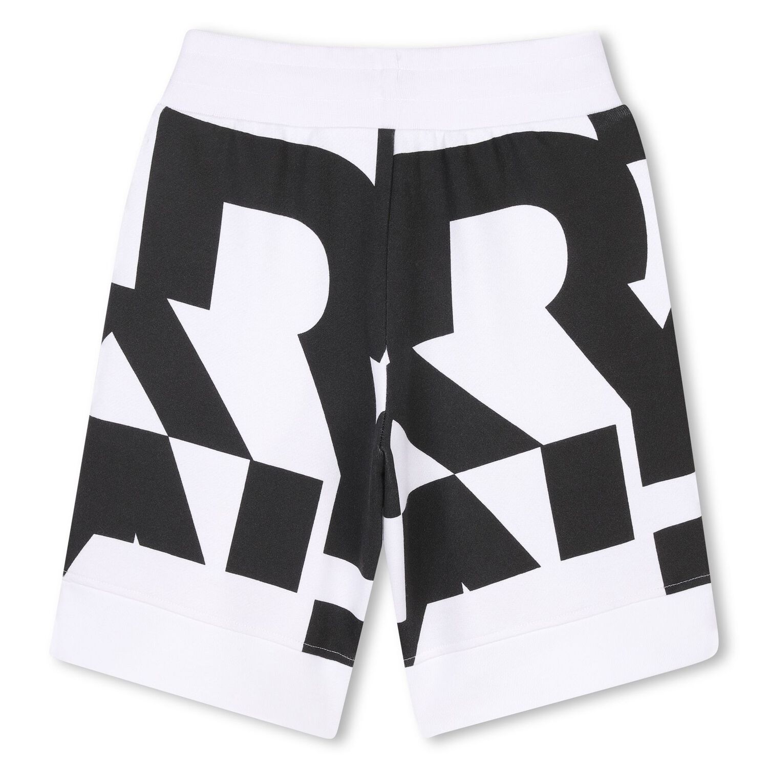 White & Black Logo Shorts, 1, hi-res image number null