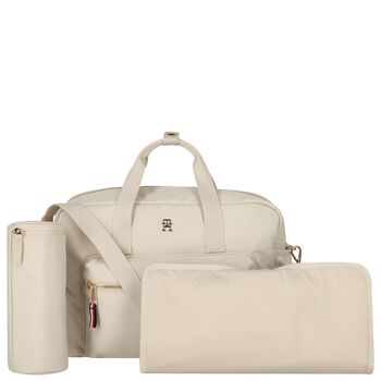 Beige Logo Baby Changing Bag ( 37cm )