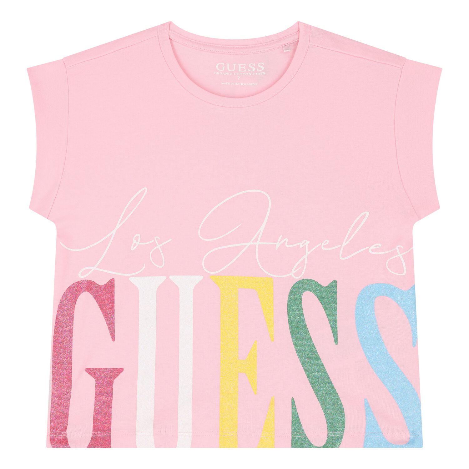 Girls Pink Logo T-Shirt, 3, hi-res image number null
