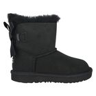Younger Girls Black Mini Bailey Bow II Suede Boots, 1, hi-res