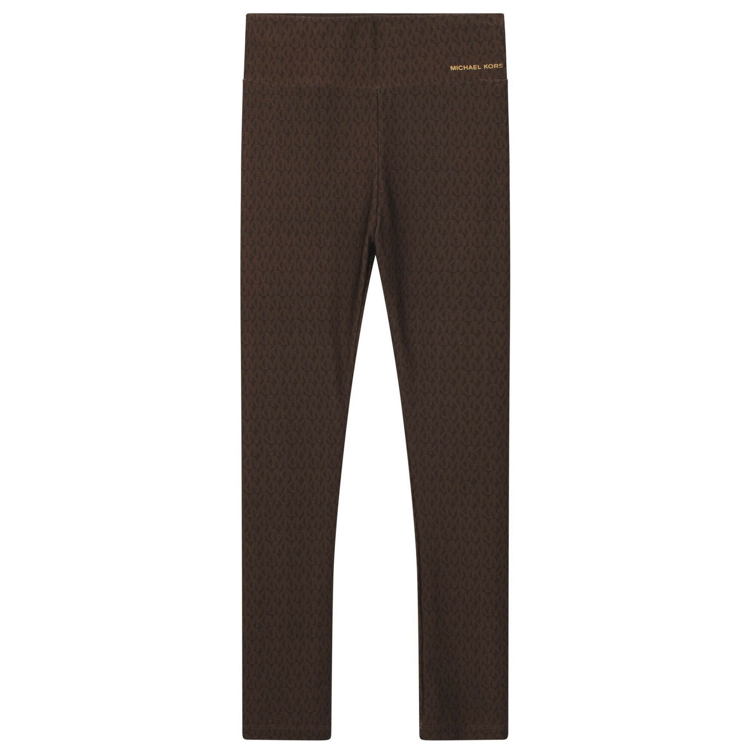 Girls Brown Logo Leggings, 1, hi-res image number null
