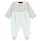 Baby Boys Blue & Gold Logo Babygrow Gift Set, 2, hi-res