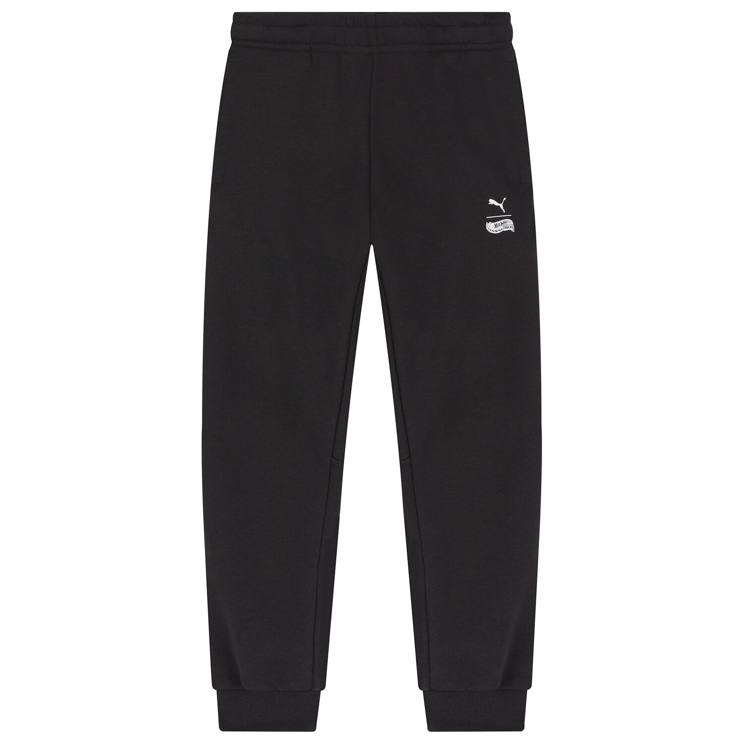 Boys Black Hot Wheels logo Joggers, 1, hi-res