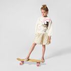 Girls Gold Metallic Tulle Skirt, 1, hi-res