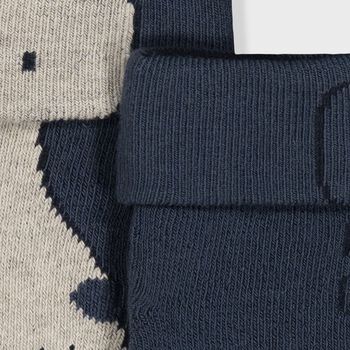 Baby Boys Blue Dinosaur Socks