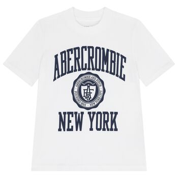 Boys White Logo T-Shirt