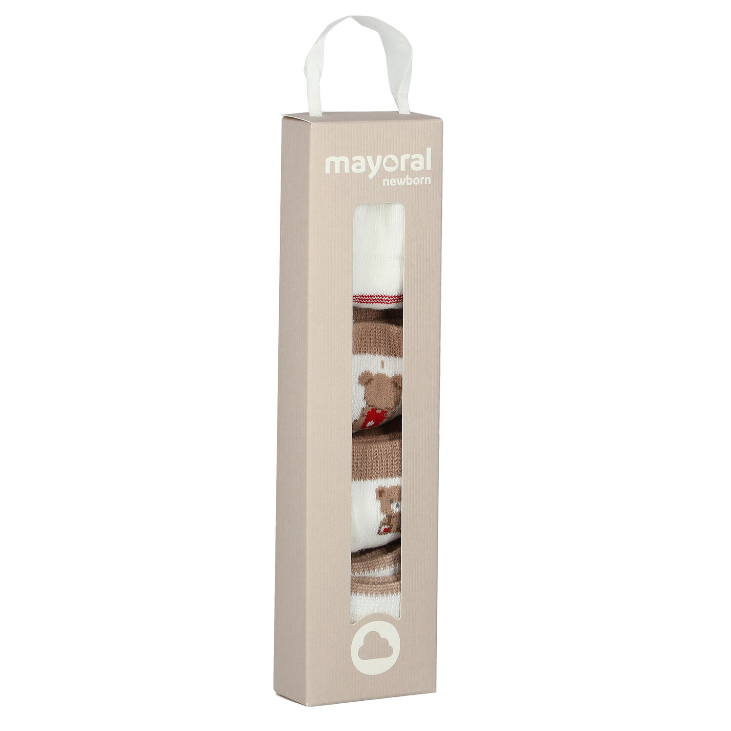 Beige & Ivory Teddy Socks ( 4-Pack ), 1, hi-res