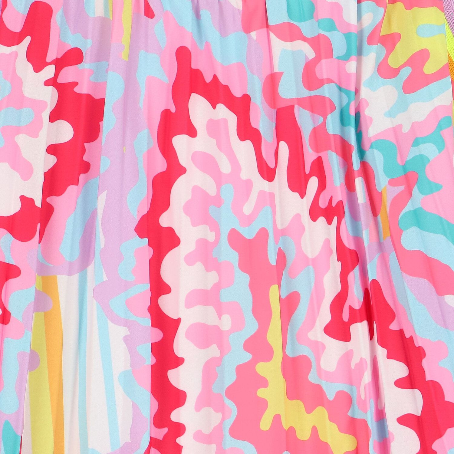 Girls Multi-Coloured Abstract Dress, 1, hi-res image number null