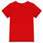 Boys Red Logo T-Shirt, 1, hi-res