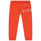 Younger Boys Ivory, Blue & Orange 3-Piece Tracksuit, 2, hi-res