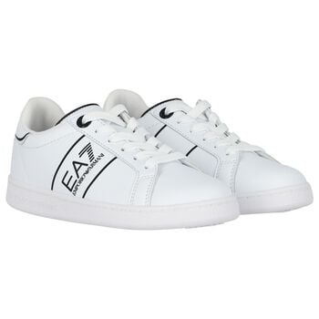 White Logo Trainers