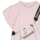 Younger Girls Pink Logo Bag Dress, 2, hi-res