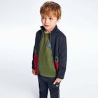Boys Red & Navy 3 Piece Tracksuit, 1, hi-res