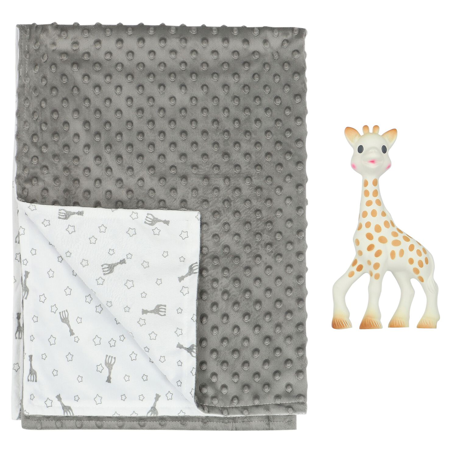 Giraffe Baby Teether & Blanket Set, 1, hi-res image number null