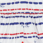 Girls White Bow Dress, 1, hi-res