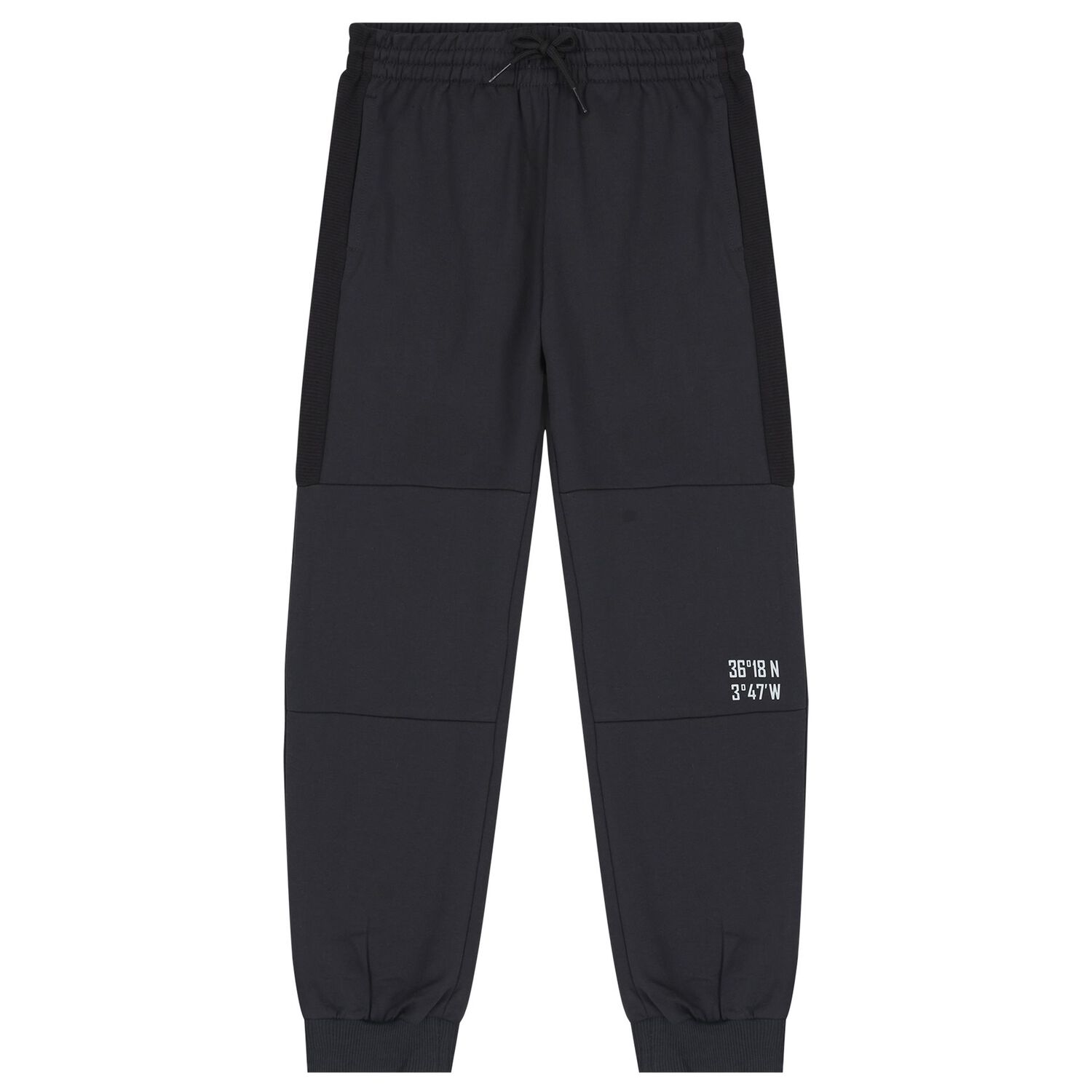 Boys Black & Green Tracksuit, 1, hi-res