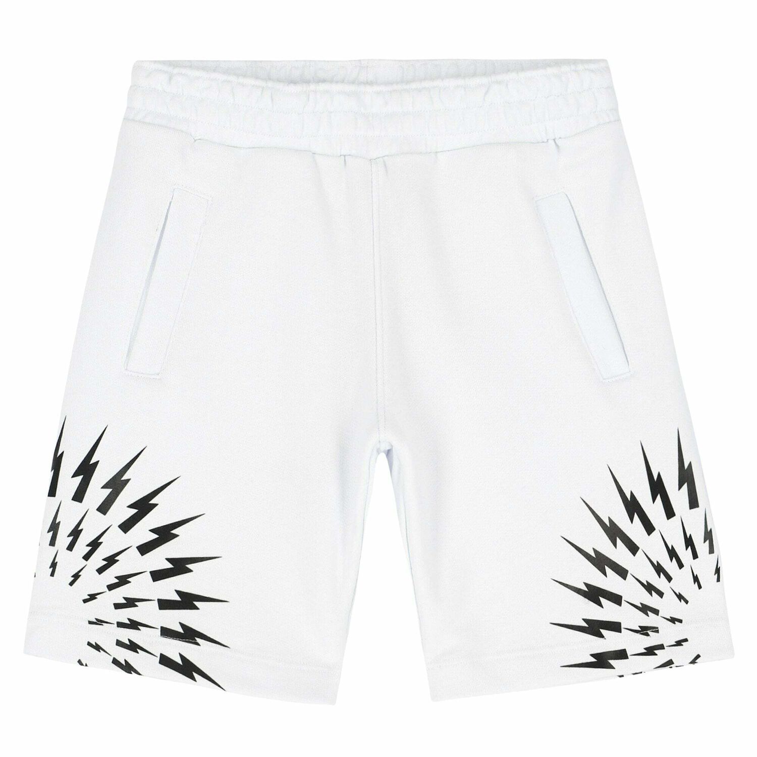 Boys White Logo Shorts, 2, hi-res image number null