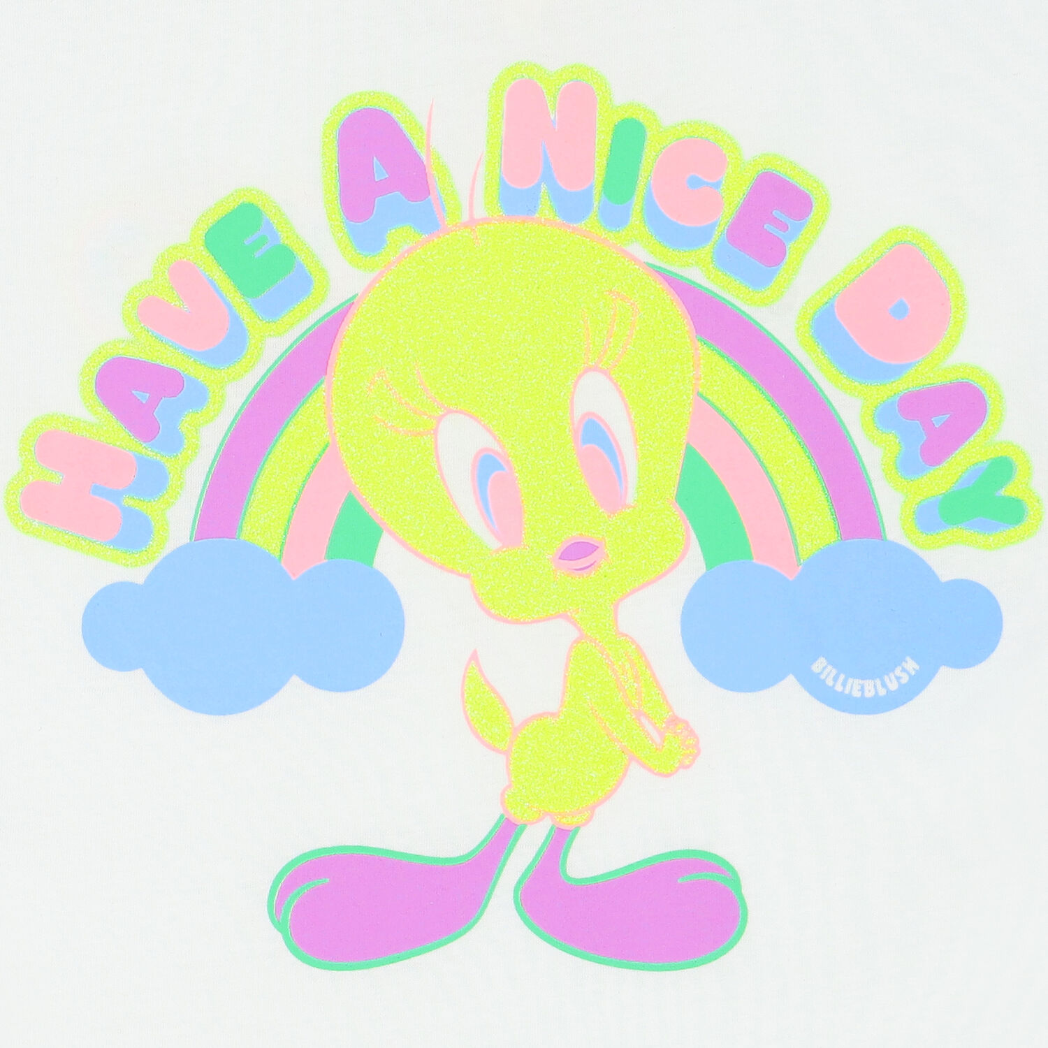 Girls White Tweety Bird T-Shirt, 1, hi-res image number null