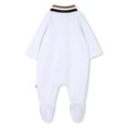 Baby Boys White Logo Babygrow Gift Set, 1, hi-res