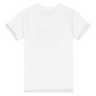 Boys White Logo T-Shirt, 1, hi-res