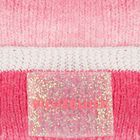 Younger Girls Pink Knitted Hat, 1, hi-res