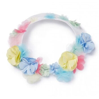 Girls Multicoloured Flower Collar