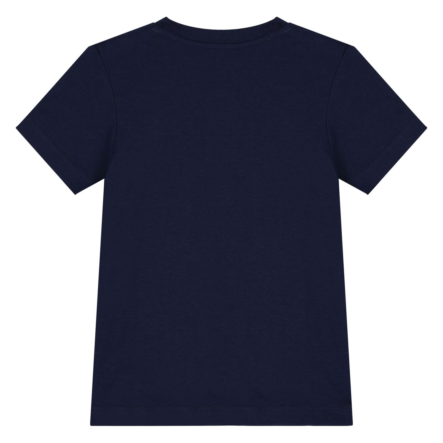Younger Boys Navy Blue Logo T-Shirt, 1, hi-res