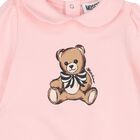 Baby Girls Pink Teddy Bear Logo Babygrow Gift Set, 1, hi-res