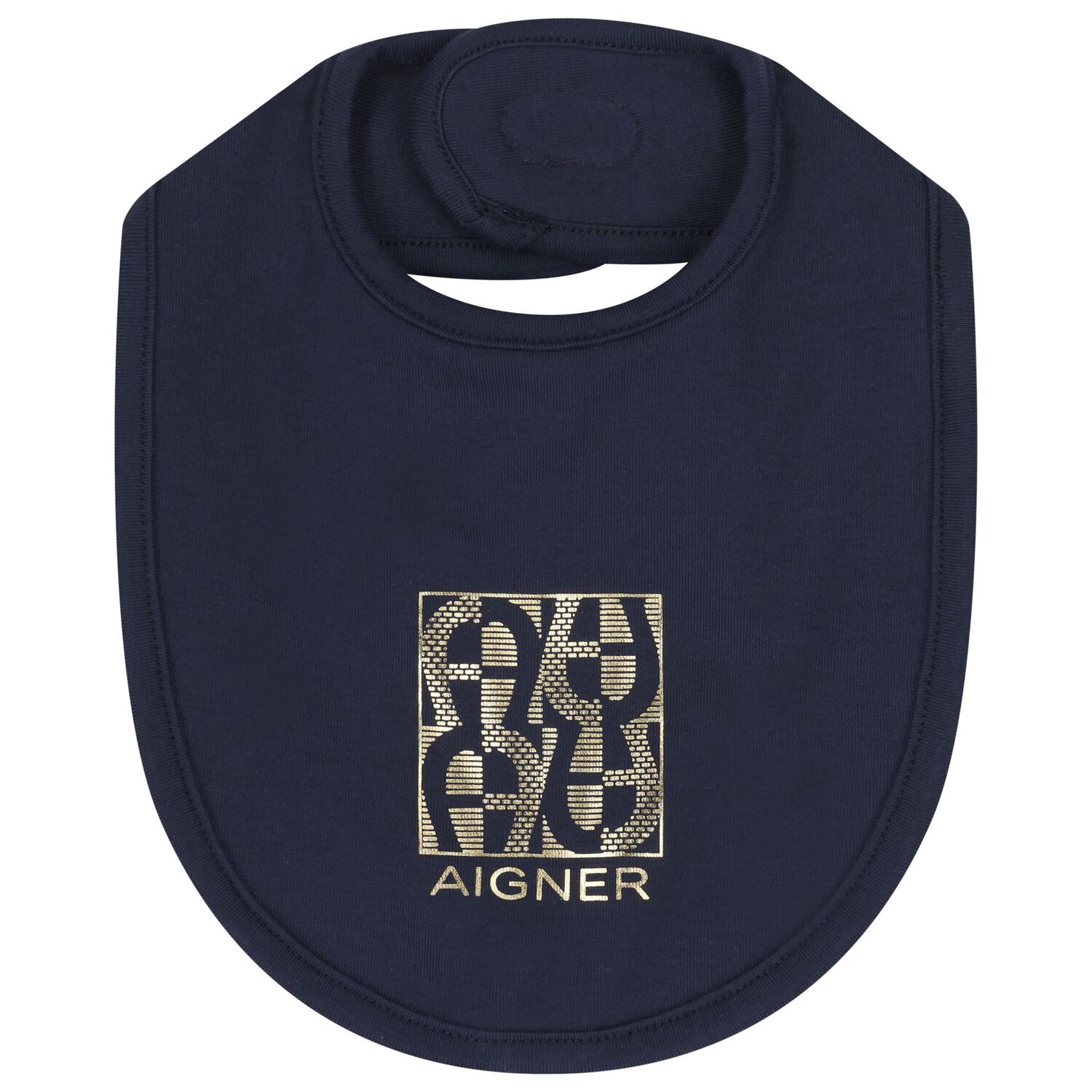Baby Boys Navy Blue & Gold Babygrow, Hat & Bib Gift Set, 1, hi-res image number null