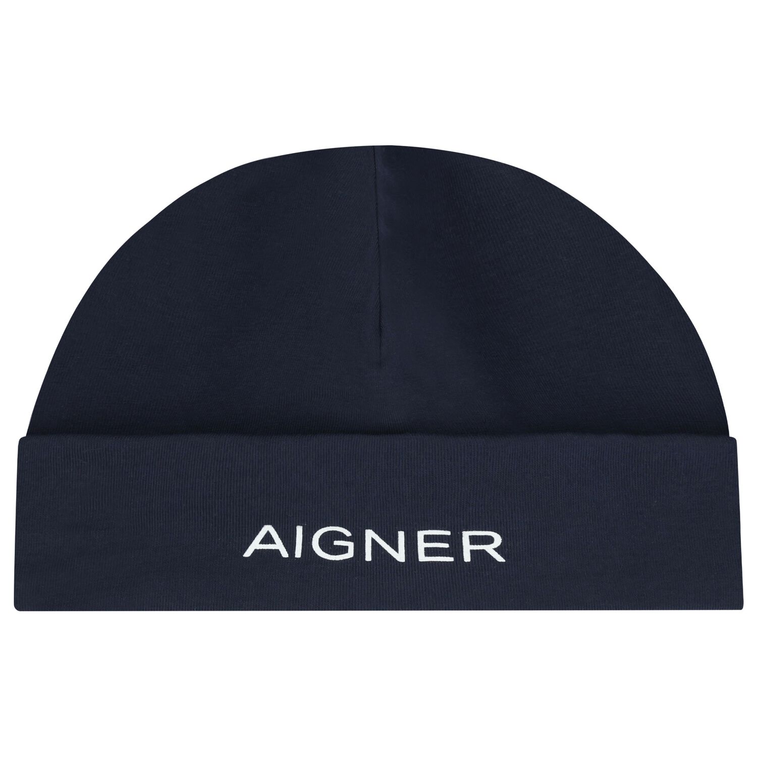 Baby Boys Navy Blue Logo Hat, 2, hi-res