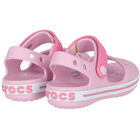 Pink Crocband Sandals, 1, hi-res