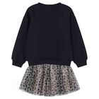 Girls Leopard Print Skirt Set, 1, hi-res