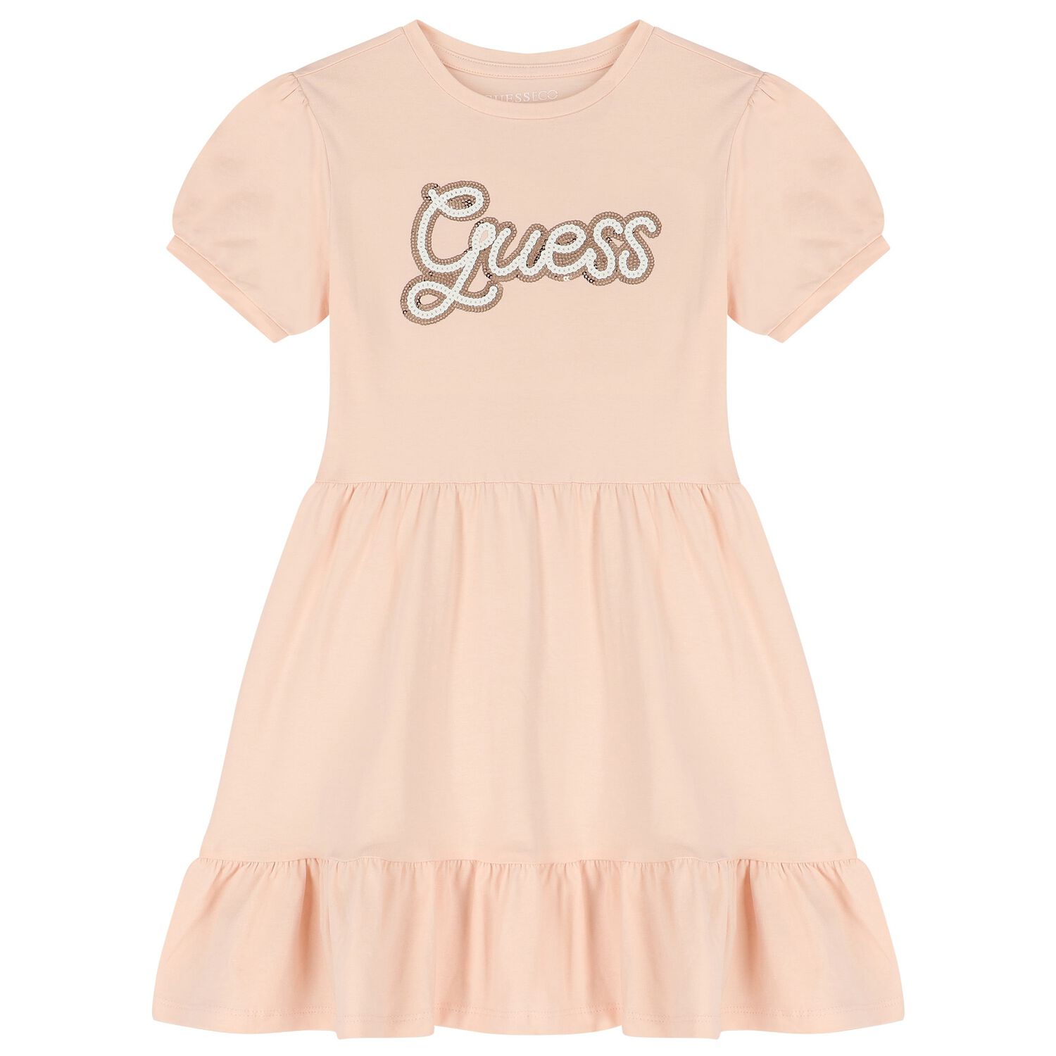 Girls Pink Logo Dress, 1, hi-res image number null