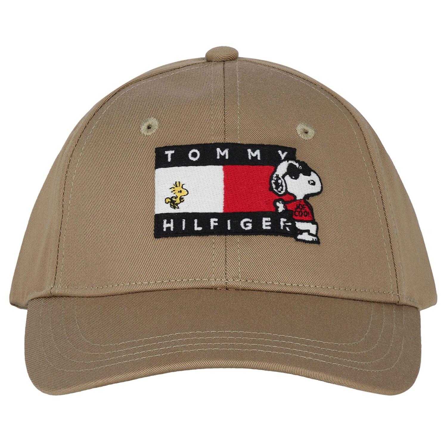 Beige Snoopy Logo Cap, 1, hi-res