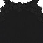 Girls Black Lace Top, 2, hi-res