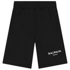 Black Logo Shorts, 2, hi-res
