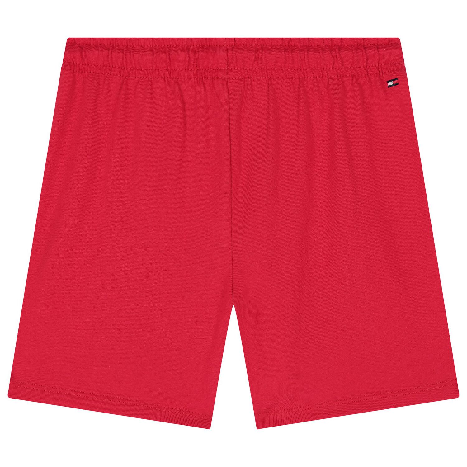 Boys Red Varsity Logo Jersey Shorts, 2, hi-res image number null