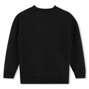 Boys Black Logo Sweatshirt