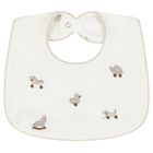 Ivory Embroidered Bibs ( 2 Pack ), 1, hi-res