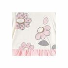 Younger Girls Pink & Ivory Tulle Dress, 1, hi-res