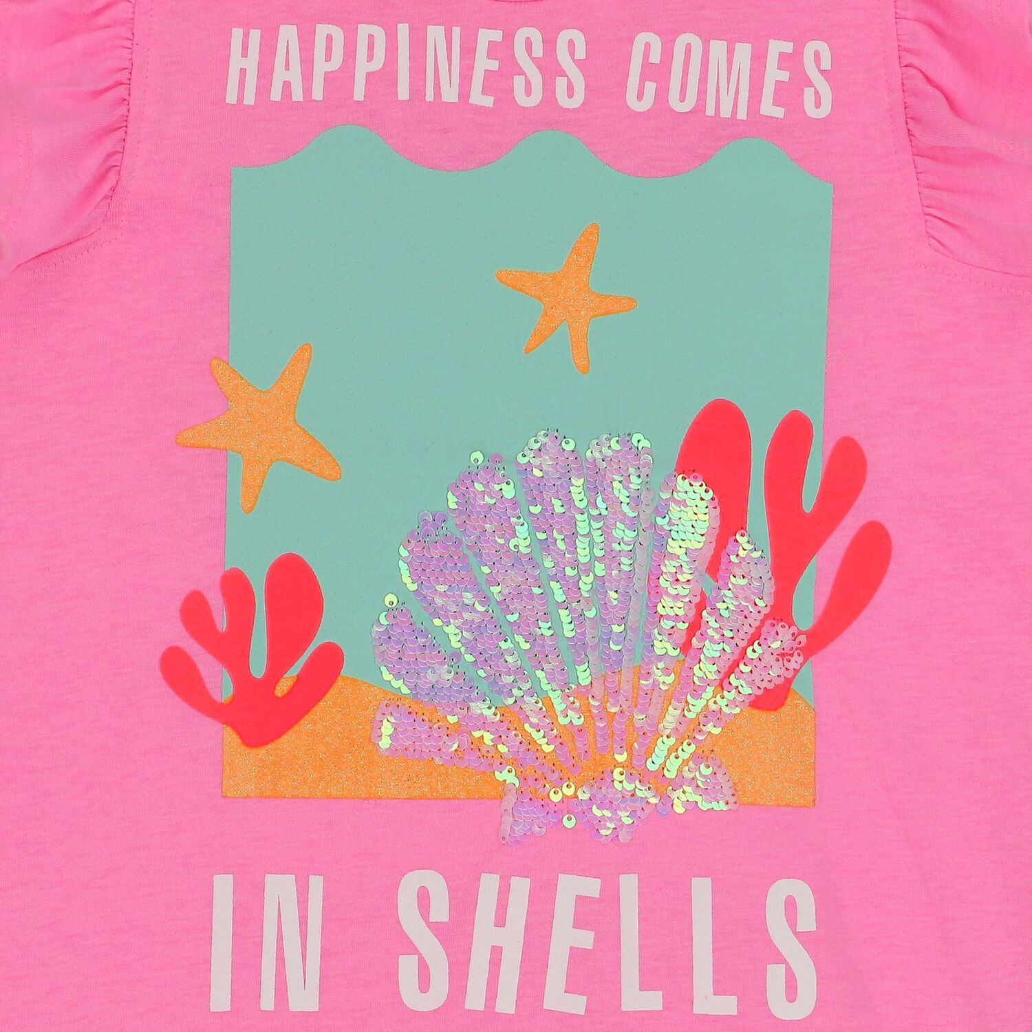 Girls Pink Sequin Jersey Dress, 1, hi-res image number null